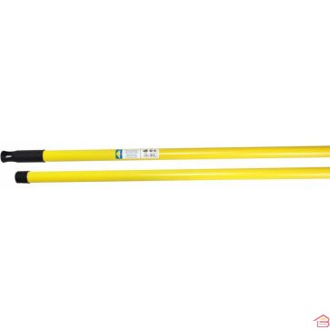 MANCHE À BALAI EN MÉTAL JAUNE ROZENBLIT