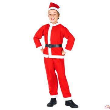 COSTUME DE NOËL POUR GARÇONS DE 4 PCS ( 7 - 9 ans )