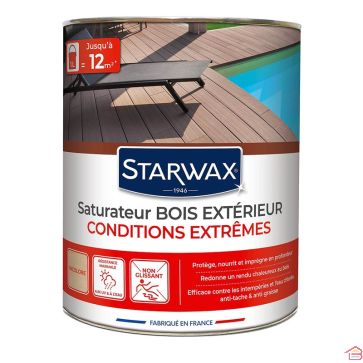 SATURATEUR HAUTE PROTECTION POUR TERRASSES EN BOIS 1 L
