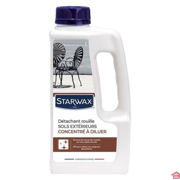 DÉTACHANT ROUILLE TERRASSES ET ALLÉES 1L