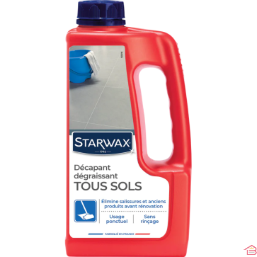SUPER DÉCAPANT SANS RINÇAGE POUR SOLS INTÉRIEURS 1 LITRE
