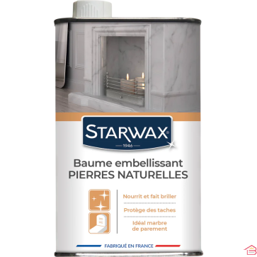 BAUME EMBELLISSANT INCOLORE POUR MARBRE ET PIERRES NATURELLES 500 ML
