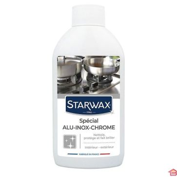 NETTOYANT SPECIAL ALUMINIUM - INOX - CHROME 250 ML STARWAX