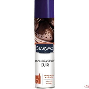 AÉROSOL STARWAX IMPERMÉABILISANT ANTI TACHES POUR CUIR DAIM ET NUBUCK SPRAY 300 ML
