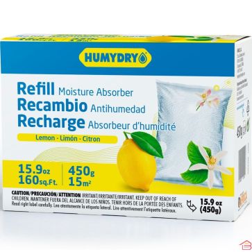 RECHARGE ABSORBEUR D'HUMIDITÉ 450G CITRON HUMYDRY