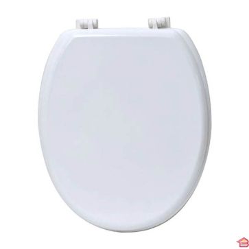 ABATTANT WC 18 POUCES EN BOIS MDF BLANC