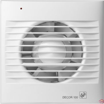 VENTILATEUR D’EXTRACTION D’AIR MURAL DÉCORATIF 100 MM BLANC 100C23