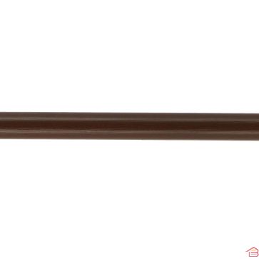 BARRE DE RIDEAU EN BOIS MASSIF TEINTE CHÊNE 200 CM DIAMÈTRE 28 MM