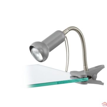 LAMPE DE BUREAU À PINCE FABIO ARGENTÉE