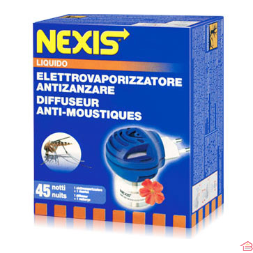 DIFFUSEUR ANTI MOUSTIQUES + RECHARGE LIQUIDE 45 NUITS - NEXIS