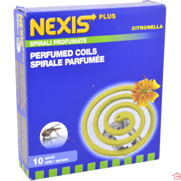 10 SPIRALES CITRON ANTI MOUSTIQUES - NEXIS