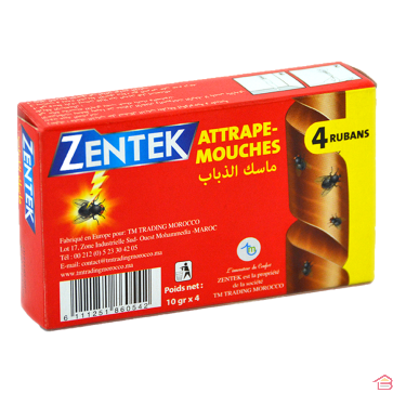 ATTRAPE MOUCHES X 4 - ZENTEK