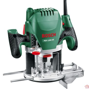 DÉFONCEUSE ÉLECTRIQUE 1200 W BOSCH POF 1200 AE POUR BOIS AVEC SYSTÈME SDS ET VARIATEUR ÉLECTRONIQUE