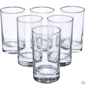 LOT DE 6 VERRES 15 CL EN VERRE MODÈLE ISLAND LUMINARC