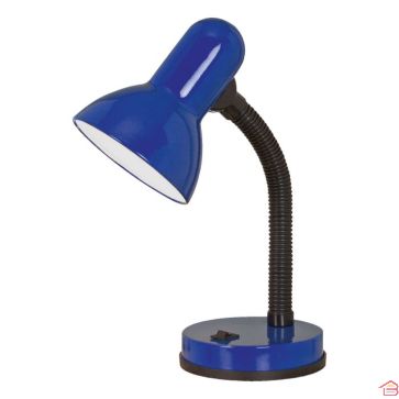 LAMPE DE BUREAU BASIC BLEU E27 1 X 60 W