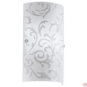 APPLIQUE AMADORA VERRE BLANC E14 60W