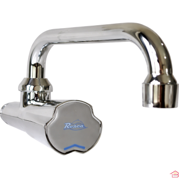 ROBINET DE CUISINE MURAL CHROMÉ EAU FROIDE DESIGN MODERNE