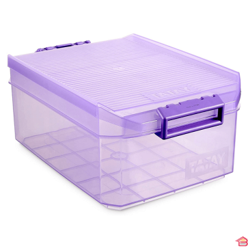 BOITE MULTIUSAGE 4.5 LITRE  TRANSLUCIDE PRUNE