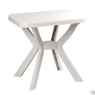 TABLE CARRÉE 70 CM BLANCHE