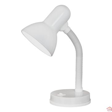 LAMPE DE BUREAU BASIC BLANC 1x60 W