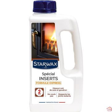 NETTOYANT SPÉCIAL INSERT CHEMINÉE POUR VITRE DE POÊLE ET INSERT 1 LITRE