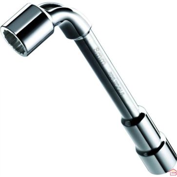 CLÉ À PIPE DÉBOUCHÉE 12 PANS 6 PANS 10 MM ACIER CHROMÉ ELG TOOLS