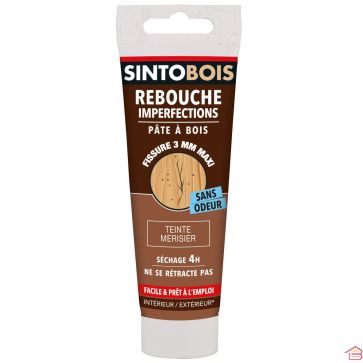 SINTOBOIS PÂTE À BOIS À L'EAU MERISIER 80 GR