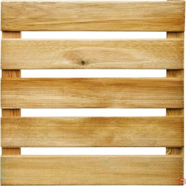 DALLE TERRASSE EN BOIS PIN SYLVESTRE TRAITÉ AUTOCLAVE LARA 40X40 CM ÉPAISSEUR 2,4 CM