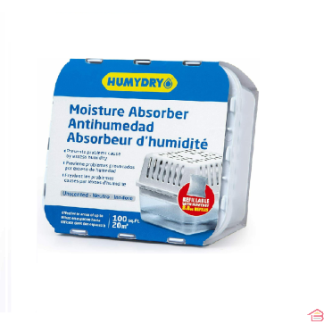 RECHARGE ABSORBEUR D'HUMIDITÉ COMPACT BASIC 250G  HUMYDRY