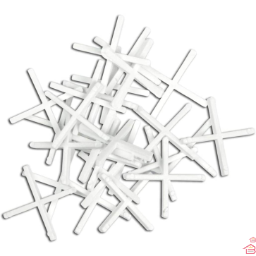 CROISILLON-ECARTEUR POUR CARLAGE ET FAIENCE 2MM, 100PCES - ELG TOOLS