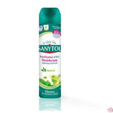 DÉSINFECTANT PURIFICATEUR D'AIR 300ML SANYTOL