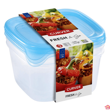 SET 3 BOITES CURVER 3x1.2L