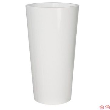 POT TUIT DIAM 40 CM AVEC BAC INTEGRE BLANC