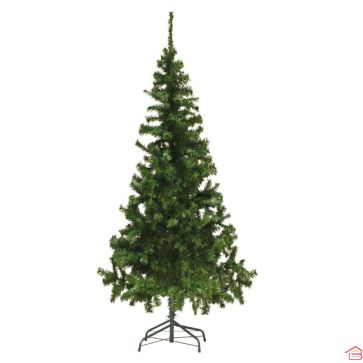 SAPIN ARTIFICIEL VERT 240 CM AVEC 800 TÊTES DE 7 CM ET PIED EN MÉTAL
