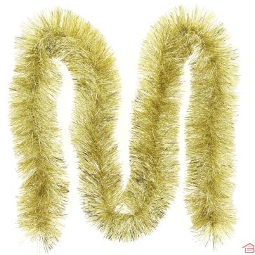 GUIRLANDE DE NOËL OR 12 CM AVEC 8 PLIS