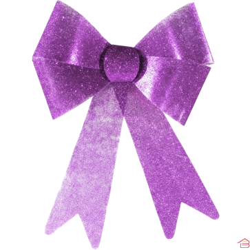 SUJET À SUSPENDRE "NŒUD" POLARIS DÉCORATION FESTIVE RÉUTILISABLE