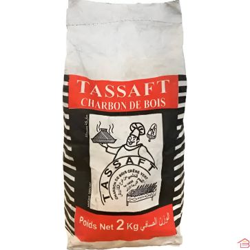 CHARBON DE BOIS 2 KG TASSAFT