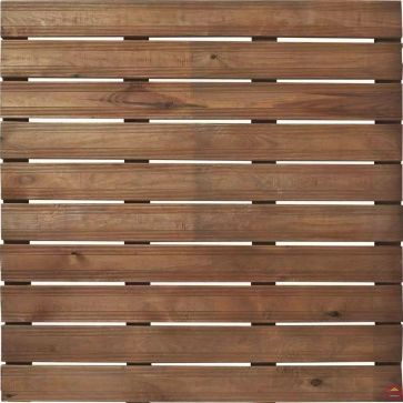 DALLE TERRASSE EN BOIS BOLENIA MARRON 100 X 100 CM ÉPAISSEUR 3.6 CM