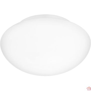 PLAFONNIER ELLA VERRE OPALINE BLANC 1X60 W AVEC DOUILLE E27