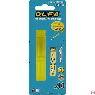 LAMES POINTUES AK3 30 PIÈCES OLFA