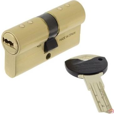 CYLINDRE HAUTE SÉCURITÉ 5 CLÉS TX80 LAITON TESA