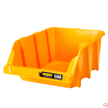 BAC RANGEMENT A BEC JAUNE 152X245X122 - MANO