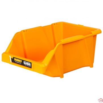 BAC DE RANGEMENT À BEC JAUNE 200X300X130 MM MANO