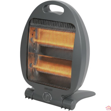 CHAUFFAGE À QUARTZ KROHLER 400 ET 800 W AVEC POIGNÉE ET ORIENTATION RÉGLABLE