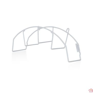 SUPPORT MURAL POUR TUYAU D'ARROSAGE BLANC N°1