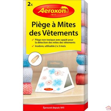 PIÈGE À MITES VÊTEMENTS AEROXON - 2 PIÈGES