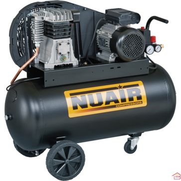 COMPRESSEUR À AIR COURROIE B2800/100 NUAIR 2HP 230 V