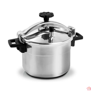 COCOTTE EXPRESS EN ALUMINIUM ALIMENTAIRE 6 LITRES AVEC PANIER ET SYSTÈME DE SÉCURITÉ