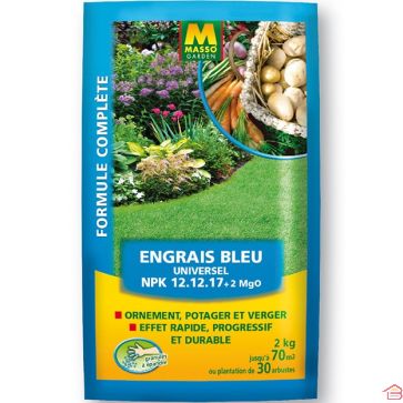 ENGRAIS BLEU UNIVERSEL 2 KG MASSO GARDEN