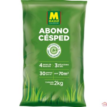 ENGRAIS GAZON LONGUE DURÉE SAC DE 2 KG MASSO GARDEN